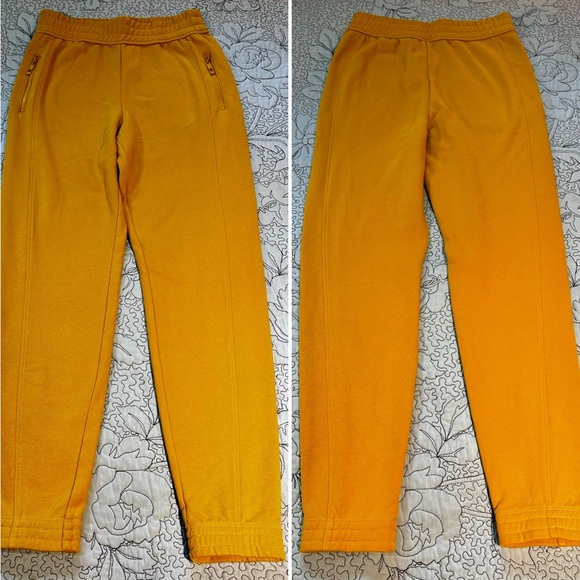 Fabletics Zip Front Pocket Sweat Pants/Joggers in Bright Yellow Sz XS - Picture 2 of 12